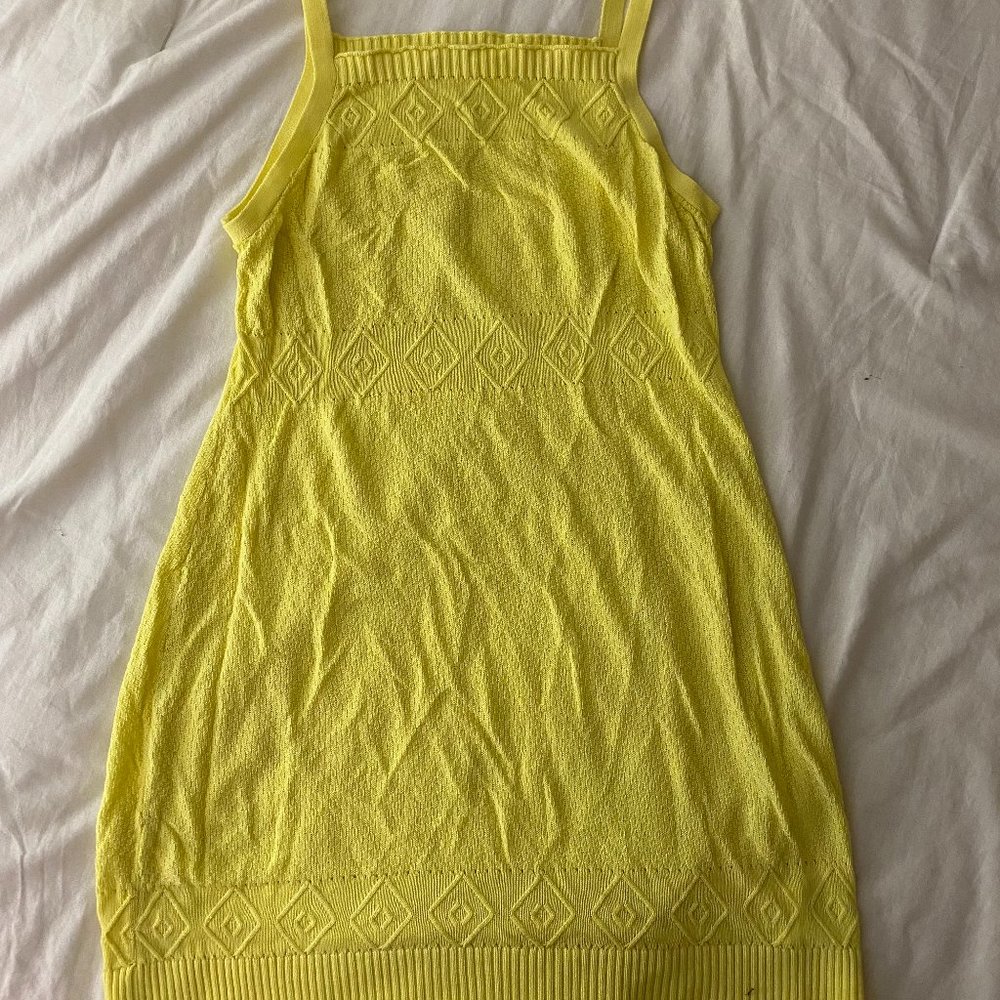 Yellow Mini Dress